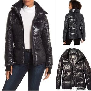 S13 New York Kylie Down Gloss Puffer Coat $300